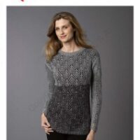 Katie Air Lux Yarn Pattern Sweater 14909