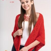 Jody Long Coastline Pattern Costa Rica Shawl 5012
