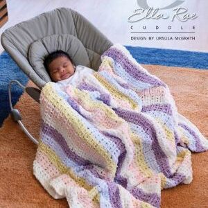 Ella Rae Cuddles Pattern Dawn Baby Blanket K-ER 1224-01