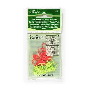 Clover Quick Locking Stitch Markers Small CLO-3030