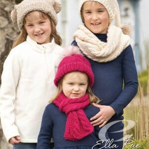 Ella Rae Cozy Alpaca Chunky Pattern Lydia Girl Accessories ER-1193