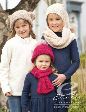 Ella Rae Cozy Alpaca Chunky Pattern Lydia Girl Accessories ER-1193