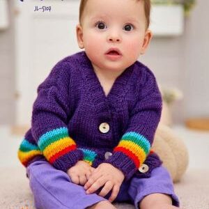Jody Long Bubbakins Yarn Pattern Sweater JL-5107 Casey