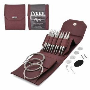 Lykke Flight 5 I C Needle Bulky Set Maroon