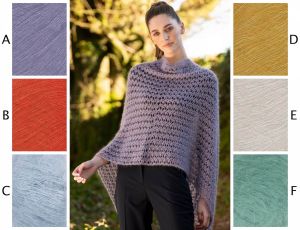 Ella Rae Faye Crochet Poncho Kit