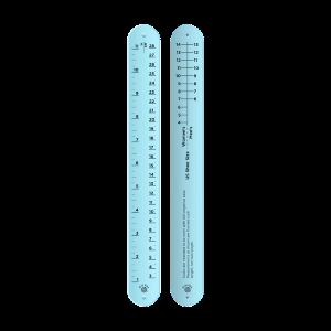Knit Kits Blue Sock Ruler